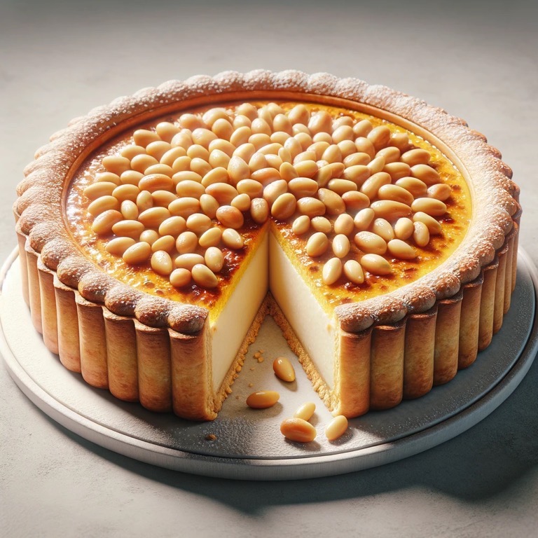 Torta dela Nonna (babiččin dort) - ilustrační foto k receptu