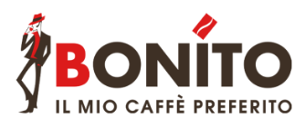 Logo firmy Bonito - výrobce zrnkové kávy